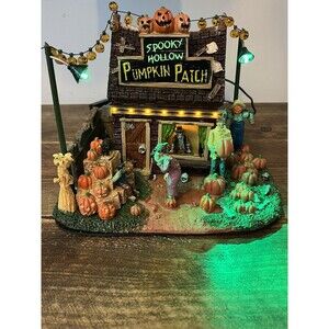 Lemax Spooky Town Spooky Hollow Pumpkin Patch #54902 Retired